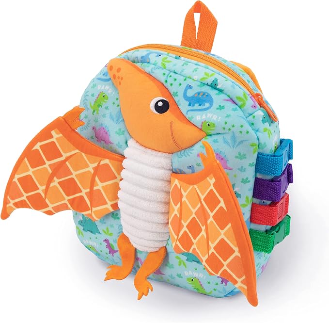 Buckle Toys Breezy Pterodactyl Dinosaur Toddler Backpack by BuckleToys