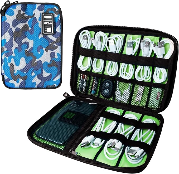 Electronics Travel Organizer, Portable Waterproof Electronic Travel Storage Bag by Lcsmaokin