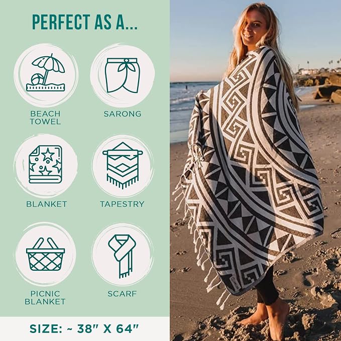 Sand Cloud Turkish Beach Towel - Image 3
