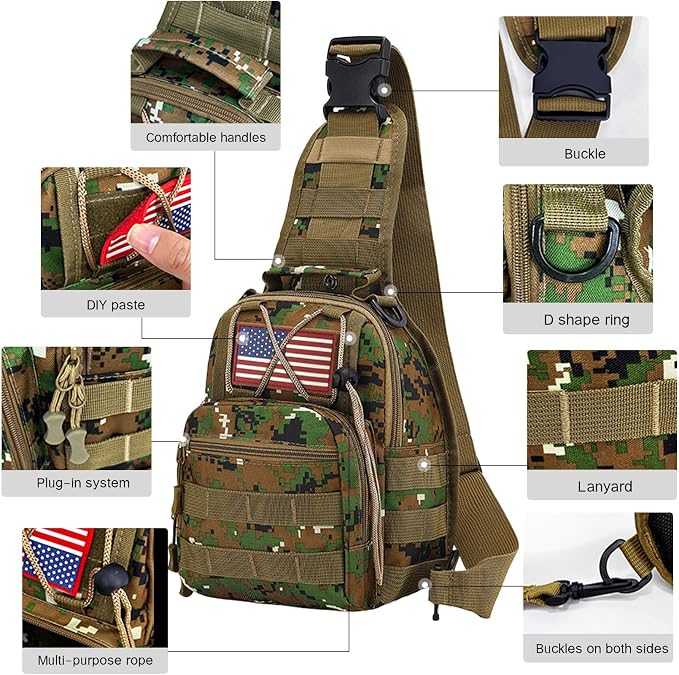 80L 2Pcs Hiking Backpack for Men - Image 7
