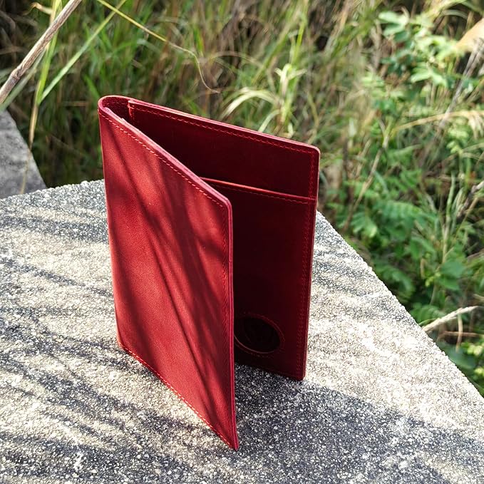 STAR VISTA Albatross Leather Travel Passport Holder, Minimalist Design - Image 3