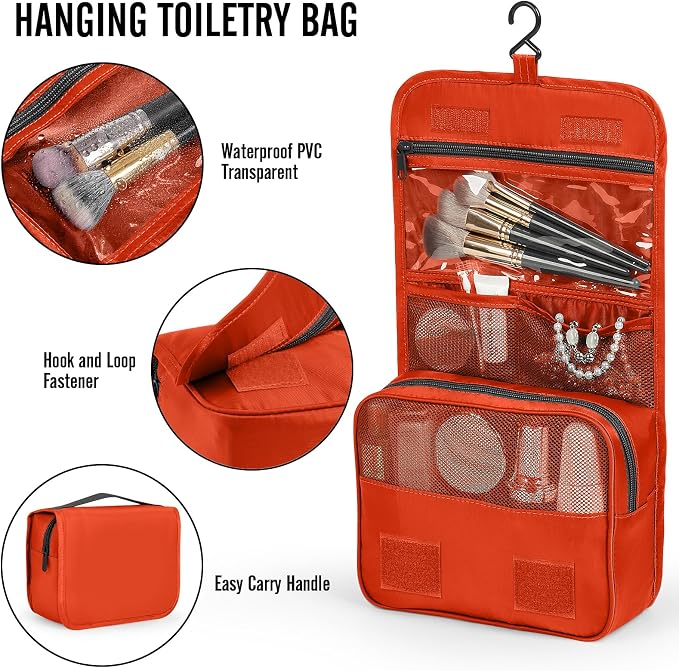 Veken 10 Set Packing Cubes for Travel Essential, Suitcase Organizer Bags in 4 - Image 3