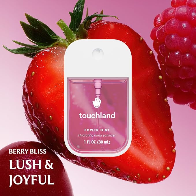 Touchland Hydrating Hand Sanitizer Spray Bundle, DREAM 5 Set, 1 FL. OZ. Travel - Image 6