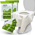 XL Disposable Toilet Seat Covers by Mighty Clean｜100% Waterproof ｜Individually by MightyClean