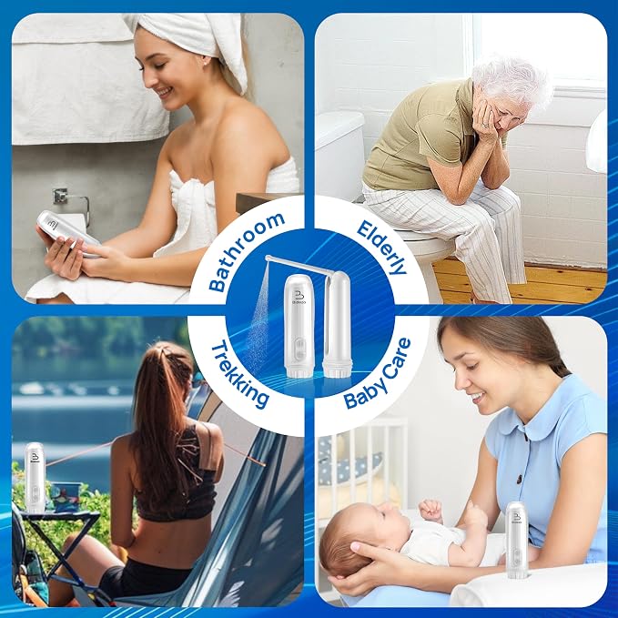 Portable Bidet, Mini IPX6 Waterproof Handheld Personal Travel Bidet - Image 7