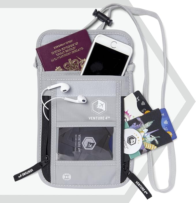 VENTURE 4TH Passport Holder Neck Wallet - Image 3