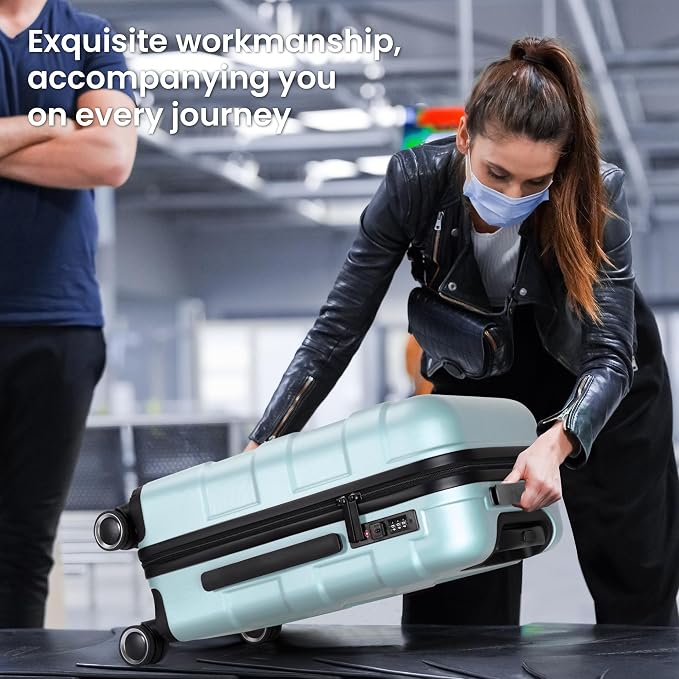 Hardside Carry On Luggage 22x14x9 Airline Approved - Image 5