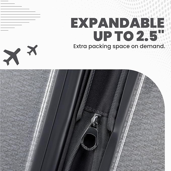 Spyder Traverse 25 Inch Medium Expandable Hardside Upright Suitcase - Image 4