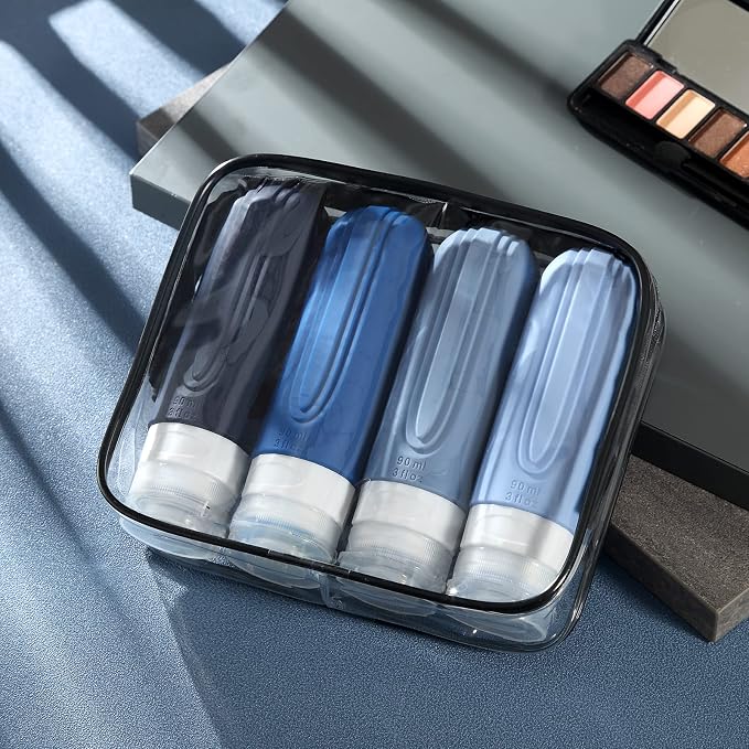 Travel Bottles for Toiletries, Tsa Approved 3oz Travel Size Containers BPA Free - Image 7