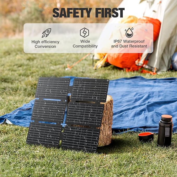 GRECELL Solar Generator with 40W Solar Panel Included, 230Wh Portable Power - Image 6