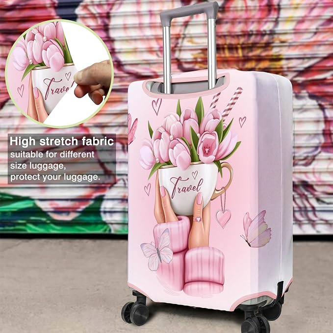 Travel Luggage Cover Suitcase Protector Fits 18-32 Inch Wheel Covers - Image 4
