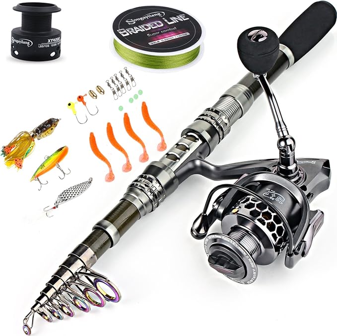Sougayilang Fishing Rod Reel Combo - Image 2