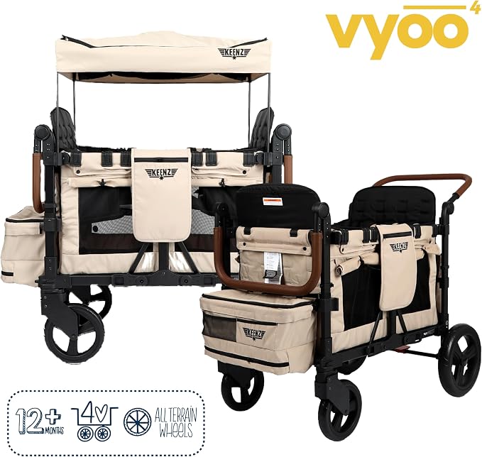 Keenz VYOO Stroller Wagon with Canopy - Image 2