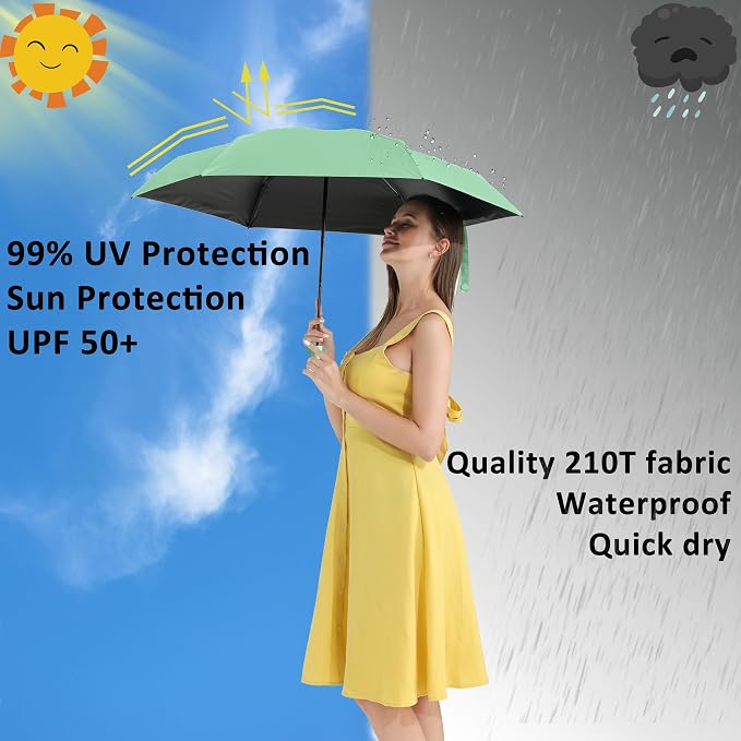 BAODINI Travel Mini Umbrella for Purse - Image 2