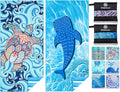 Microfiber Thin Lightweight Beach Towel Sand Free Quick Dry Absorbent Compact by WIDDONEN