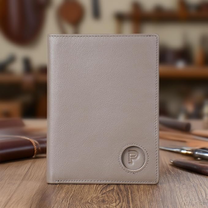 Polare Luxury RFID Blocking Leather Passport Holder Travel Wallet - Image 8