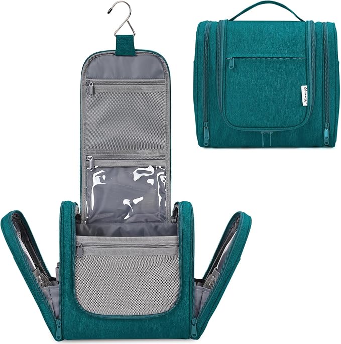 Narwey Hanging Toiletry Bag for Women Travel Makeup Bag Organizer Toiletries by Narwey