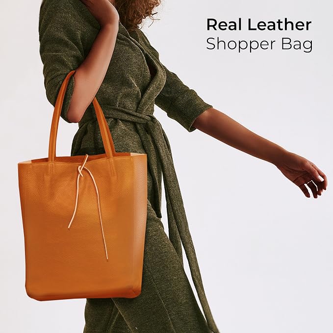 Italian Calf Leather Tote for Women - Image 8