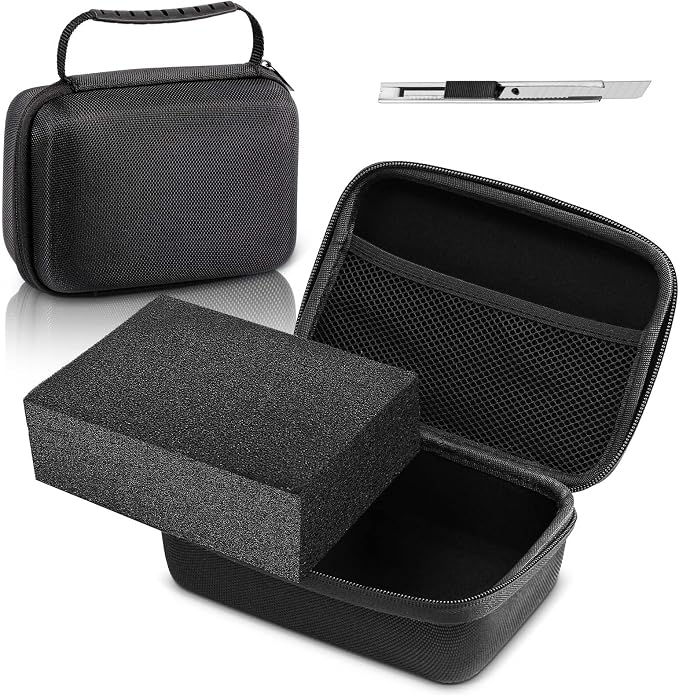 EVA Hard Case with Customizable Foam Protective EVA Carrying Case Shockproof by Relaxweex