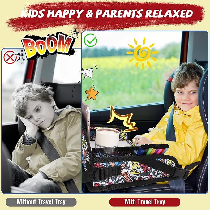 Kids Travel Tray for Airplane - Image 2