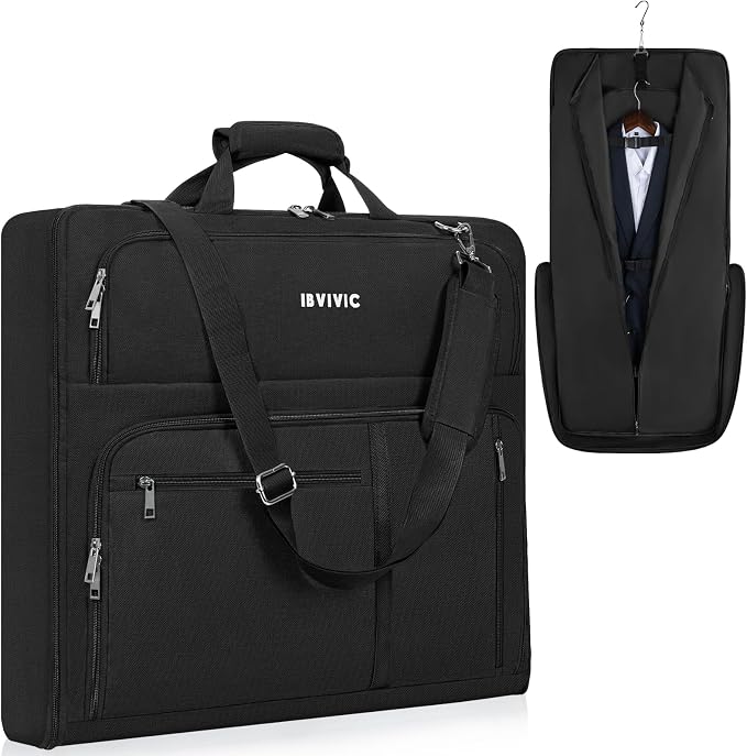 Garment Bags for Travel, Large Suit Travel Bag Convertible Travel Garment Bag by IBVIVIC