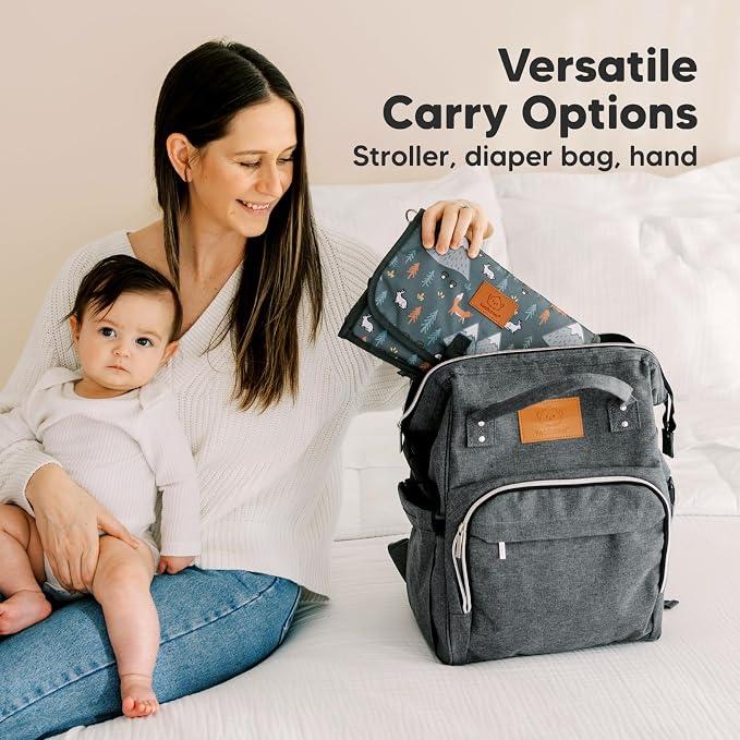 KeaBabies Portable Diaper Changing Pad - Image 5