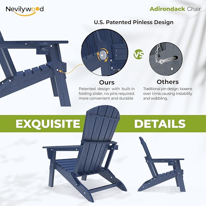 Folding Adirondack Chair - Image 6