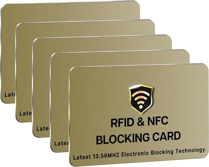 SaiTech IT RFID Cards, 5 Pack One Card Protects Entire Wallet Purse by SaiTechIT