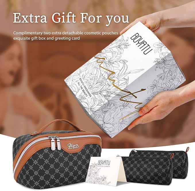 BOYATU Travel Makeup Bag Cosmetic Bags - Image 6