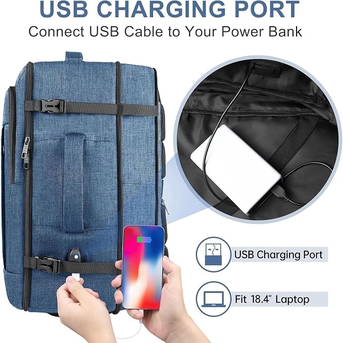 55L Extra Large Travel Backpack - Image 5