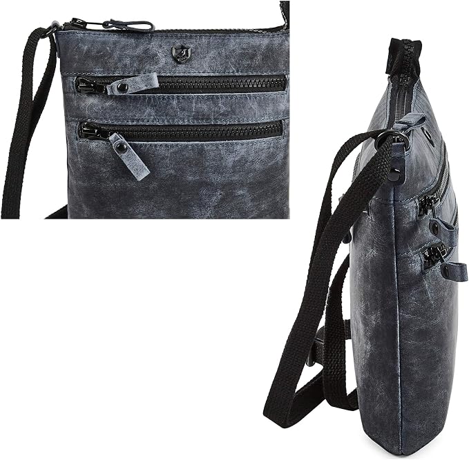 Crossbody Sling Bag for Women Small Real Leather Purse Vintage Travel Crossover - Image 4