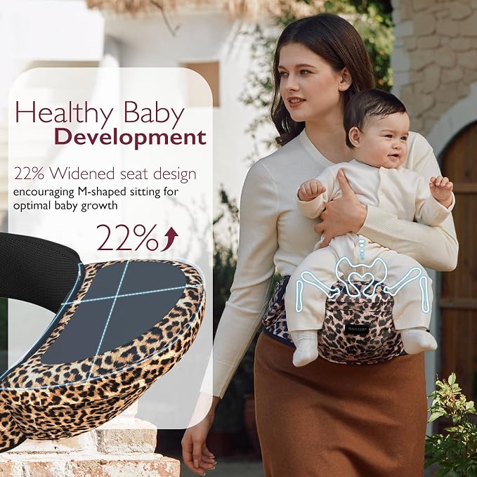 Momcozy Hip Seat Baby Carrier - Image 2