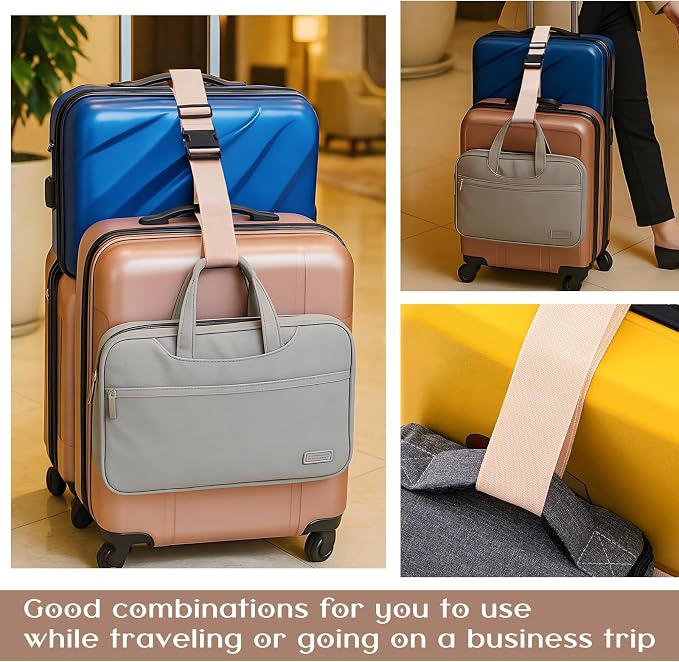 Weewooday 8 Pcs Luggage Straps Suitcase Tags Set - Image 5