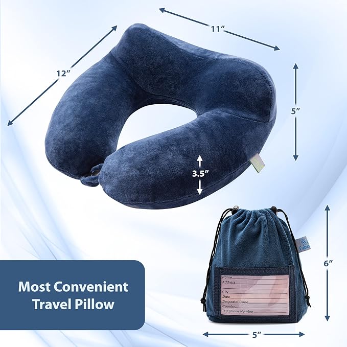 Inflatable Travel Neck Pillow: Extra-Soft, Cushion. - Image 8