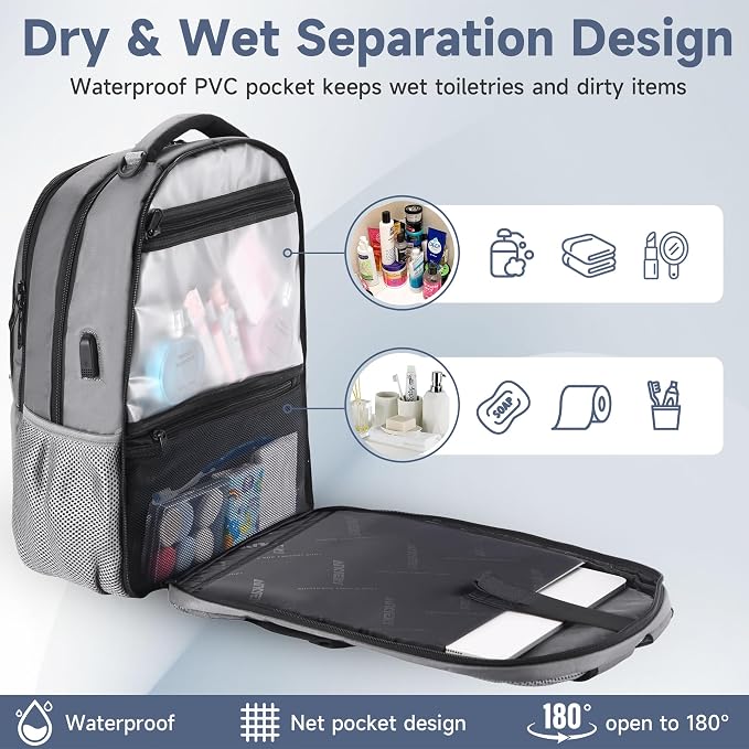 Multipocket TSA Travel Laptop Backpack - Image 5