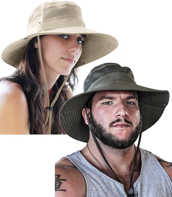 GearTOP Safari Sun Hat for Men and Sun Hats for Women UV Protection UPF 50+ by GearTOP