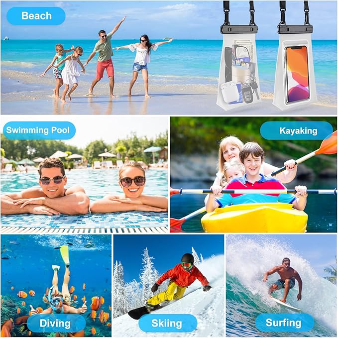 Large Capacity Waterproof Phone Pouch Floating, Waterproof Bag Case - Image 6