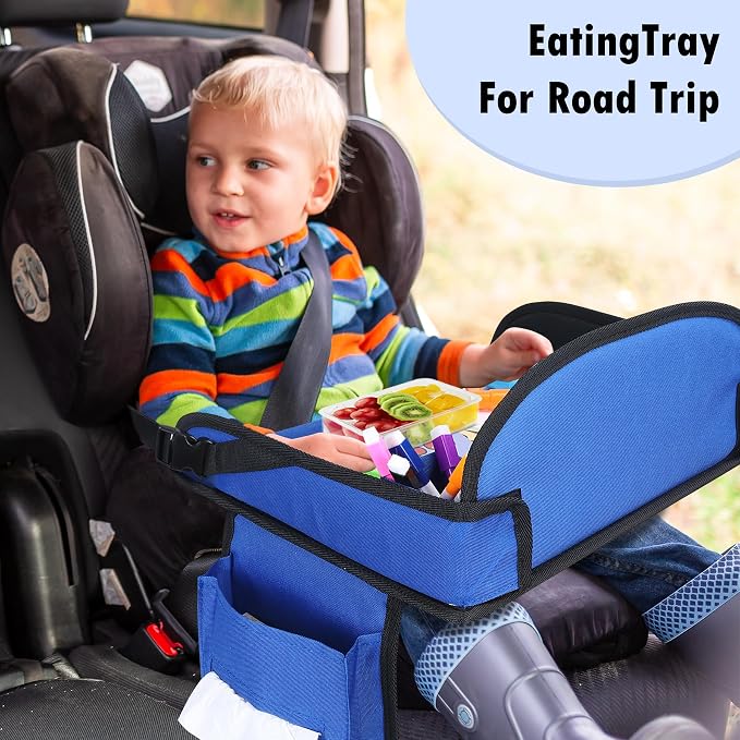 Kids Travel Tray for Car Seat, Toddler Road Trip Essentials - Image 10