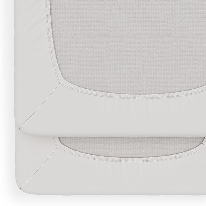 Foundations Pinnacle Folding Metal Hotel Crib and Sheet Bundle - Image 6
