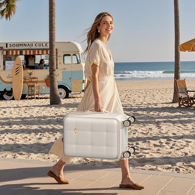 MGB 20 Inch Expandable Carry On Luggage - Image 7