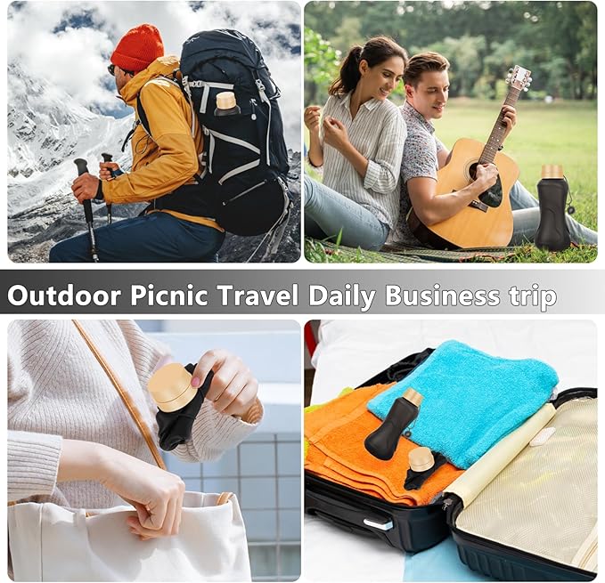 Collapsible Water Bottles 2 Pack, Leak Proof, Reuseable BPA Free Silicone - Image 7