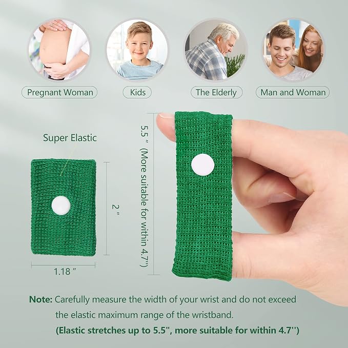 Motion Sickness Wristband, Anti-Nausea Acupressure Wrist Band - Image 6