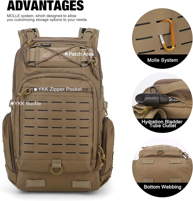 Mardingtop 30L Molle Military Backpack, Tactical Backpack - Image 4