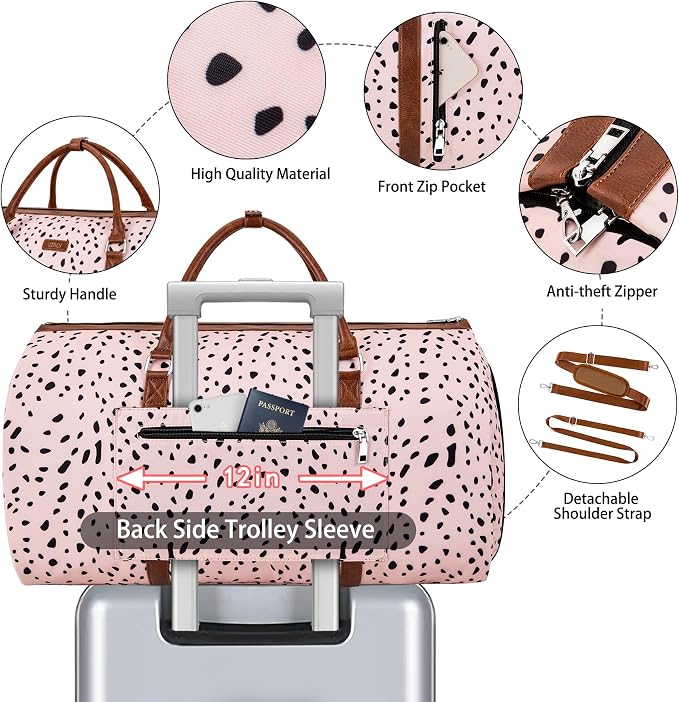 Convertible Garment Duffel Bag for Travel - Image 4