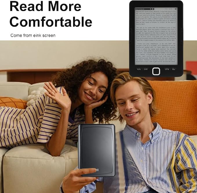 BK6033 Ebook Reader, 6in EInk Screen E Reader, Built in 8G Memory, Adjustable - Image 6