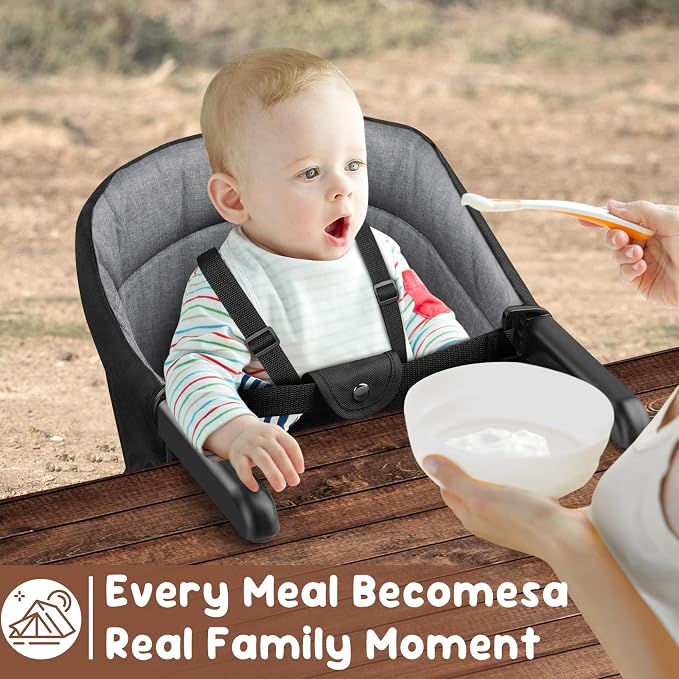 Hook On High Chair for Baby Toddlers, Attach to Fast Table Chairs, Portable - Image 7