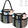 F-color Mesh Shower Caddy Portable, Shower Basket Tote by F-color