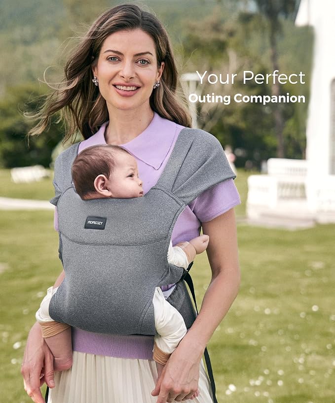 Momcozy Portable Baby Carrier – Compact & Lightweight, Adjustable - Image 8