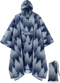salamra Hooded Rain Poncho Waterproof Raincoat Jacket by salamra