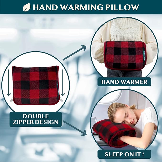 PAVILIA Travel Blanket Pillow, Soft Airplane Blanket 2-IN-1 Combo Set, Plane - Image 4
